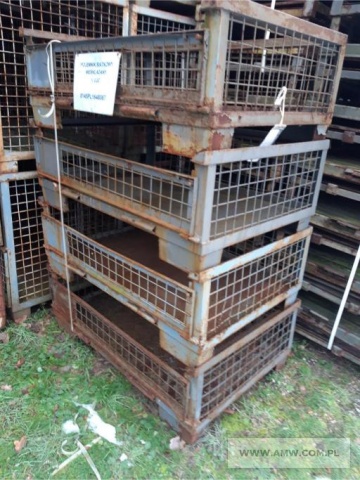 Pojemniki siatkowe (łącznie 77 szt.) - pakiet zawierający 3 poz. asort., w tym: nieskładany 1/2 UJC - 4 szt. składany 503 - 59 szt. składany 557 - 14 szt. 